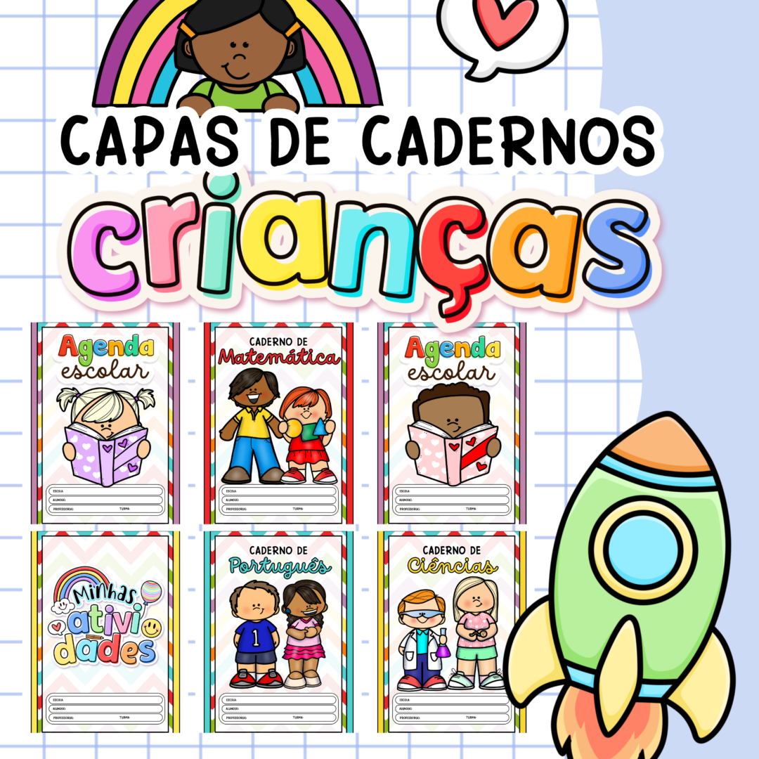 Capas de Caderno - Kids - Crianças